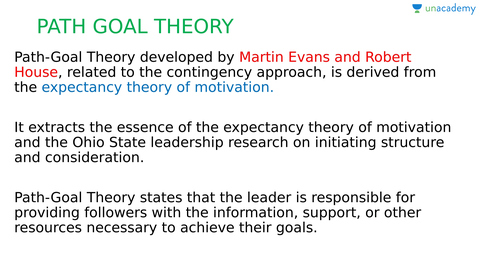 path and goal theory
