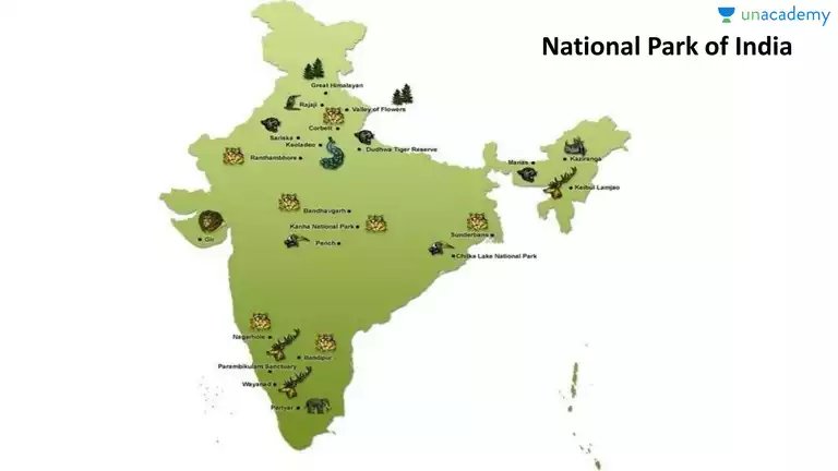 important bird sanctuaries in india map National Parks And Wildlife Sanctuaries In India Physical Map Series Module 2 Upsc Cse Unacademy important bird sanctuaries in india map
