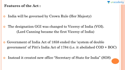 govt of india act 1858