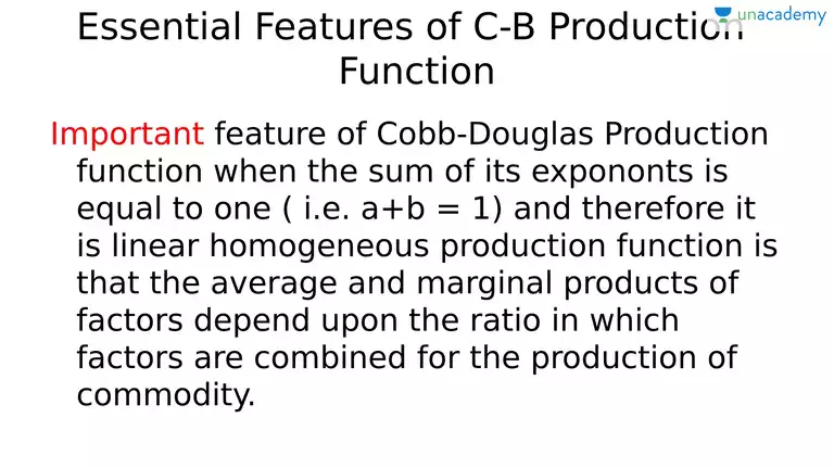 importance of production function