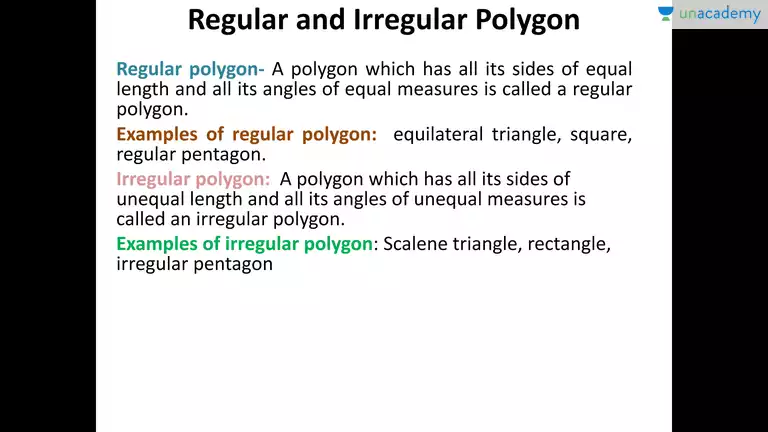 Polygon And Sum Of Interior Angles Of Polygon