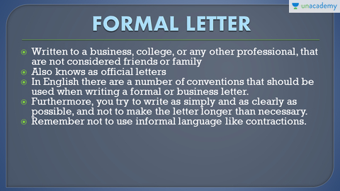 no contractions in formal writing
