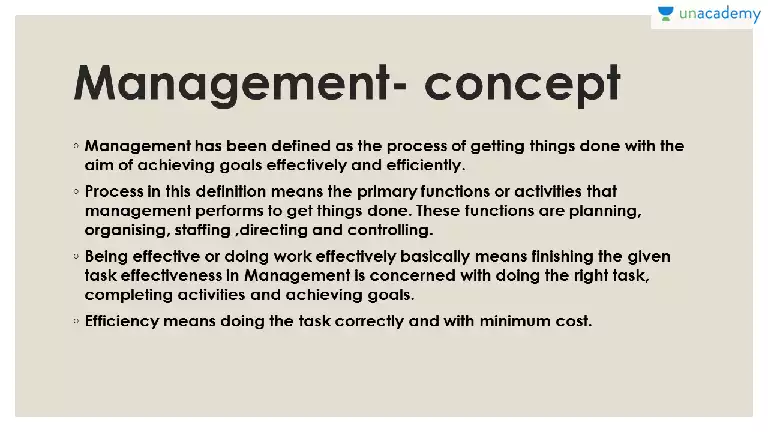 importance of management in business