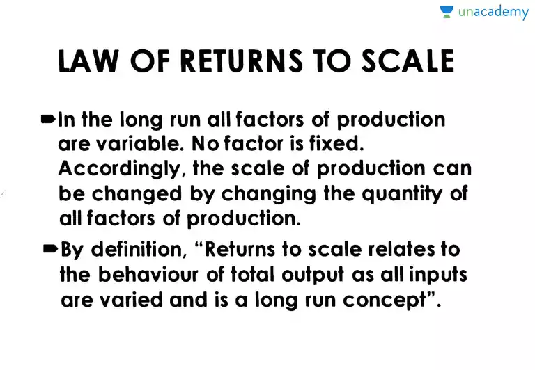 define returns to scale