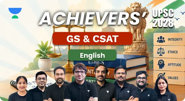 UPSC CSE - GS - Achievers' : Online Classroom Program for UPSC CSE 2028 ...