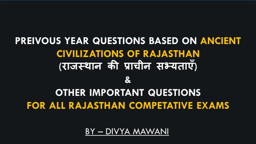 Rajasthan State Exams - Some Important Questions (Part-2) Based On ...