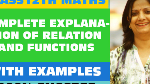 CBSE Class 12 - Functions, Definition and Types of Functions Such as ...