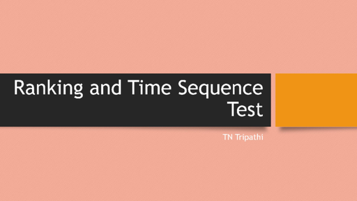 Railway Exams - Ranking and Time Sequence Test-8 (in Hindi) Offered by ...