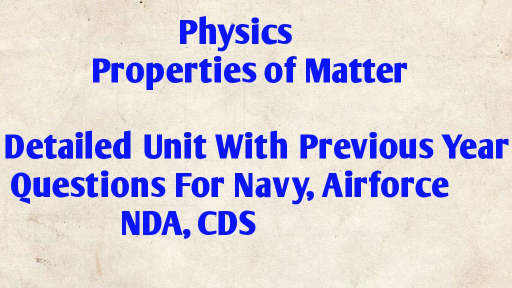 CDS/AFCAT/CAPF - Compressibility,Poisen Ration, Classification of ...