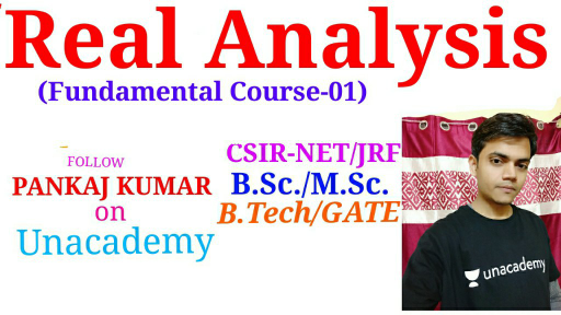 CSIR-UGC NET - (Hindi) Real Analysis (Course - 01) Fundamental Behavior ...